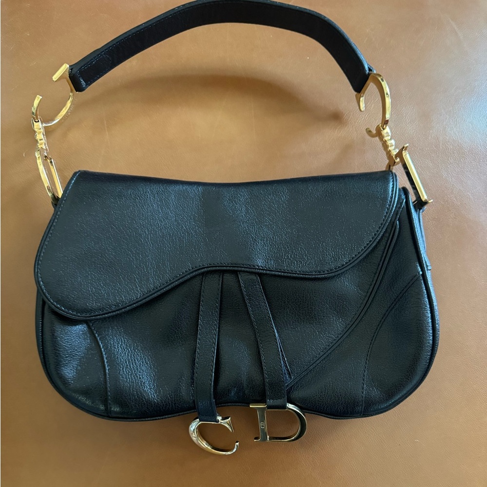 Christian Dior Vintage Double Saddle Bag